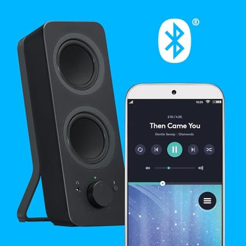 Logitech Z207 2.0 Stereo Computer Speakers with Bluetooth 3