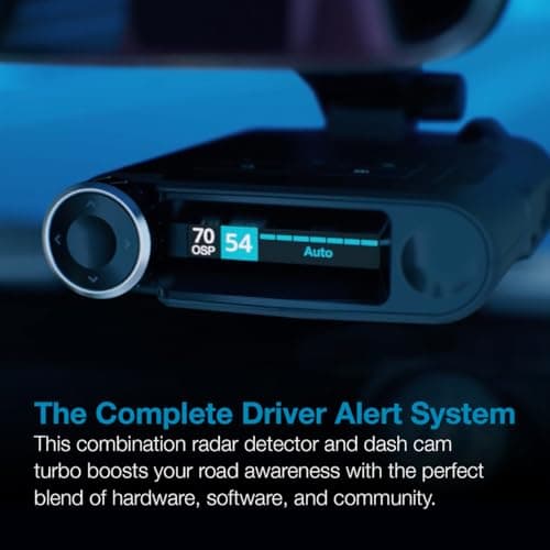 Bundle of MAXcam 360c Laser Radar Detector and Dash Camera + Escort USB-C to RJ11 Radar Power Cord 2