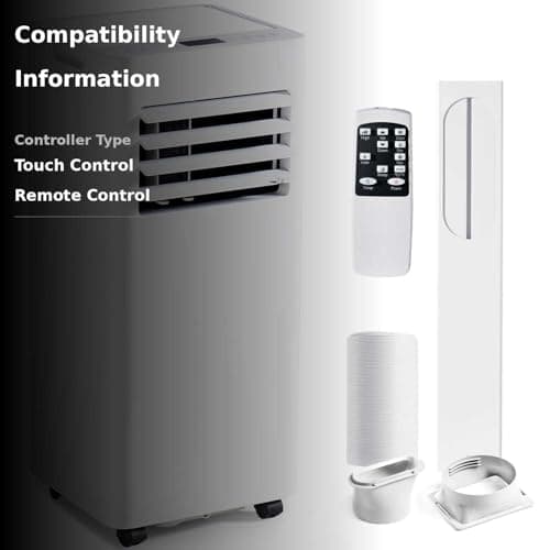 Aoxun 10000 BTU Portable Air Conditioners, 4-IN-1 AC Unit, Fast Cooling, Dehumidifier, Fan & 24H Timer Quiet Sleep, W/Remote Control, Window Kits, for Home/Office/Dorm 4