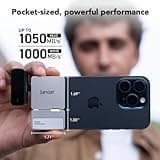 Lexar 2TB Professional Go Portable SSD w/Hub, Supports Apple 4K 60fps ProRes, Up to 1050MB/s, USB 3.2 Gen 2, Rugged, IP65, Ultracompact, Compatible w/iPhone 15/16, External SSD (LSL400S002T-RNSNU) 2