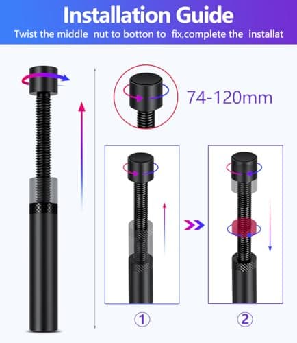 Uyubao GPU Support Bracket, Gpu Anti Sag Bracket, Graphics Card GPU Brace Support, Video Card Sag Holder Bracket, GPU Stand with Magnet & Non-Slip Sheet, L(74-120mm) 4