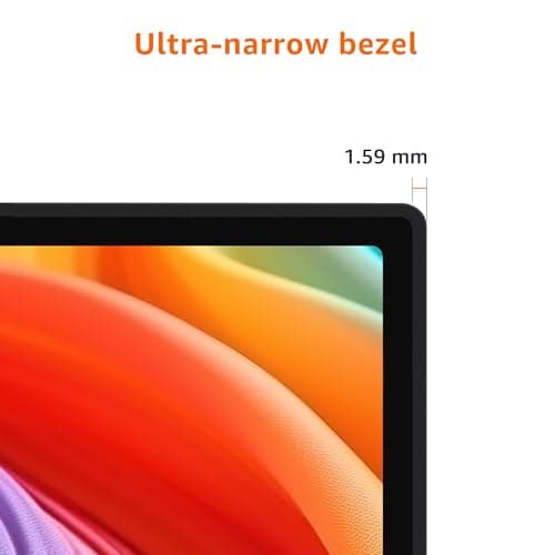 Amazon Basics 27 inch Monitor, FHD 1080P, Max 100Hz, VESA Compatible, Built-in Speakers, Black 4