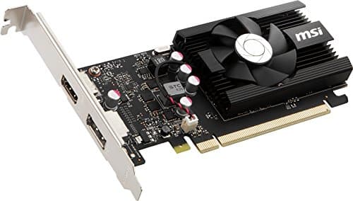 MSI Gaming GeForce GT 1030 4GB DDR4 64-bit HDCP Support DirectX 12 DP/HDMI Single Fan OC Graphics Card (GT 1030 4GD4 LP OC) 4
