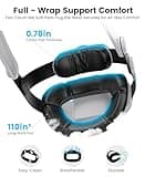 Kawaye for Meta Quest 3S/Quest 2/Quest 3 Head Strap, Double Knobs Adjustable Elite Strap Replacement,VR Headset Strap with Two Large Support Pad Enhanced Support, Reduce Pressure-MQ2000 5