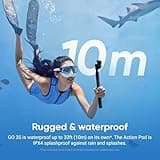 Insta360 GO 3S - 128 GB Black 4K Tiny Portable Vlogging Camera, Hands-Free POVs, Mount Anywhere, Stabilization, 140 Min Battery Life, 10m Waterproof, Pet POV 4