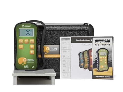 Orion® 930 Pinless Wood Moisture Meter by Wagner Meters I Accurate, Non-Damaging, Dual Depth Lumber Moisture Measurement, On-site Calibration (Standard Calibrator) 2