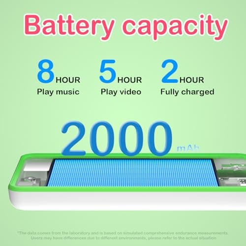 DGTenk Android MP3 Player for Kids with Blue and WiFi: 160GB, 4" Touch, WiFi/Bluetooth | Spotify, App Store,Parental Control, Video Playback | All-in-One Kids' Streaming Music&Video Player (Green) 5