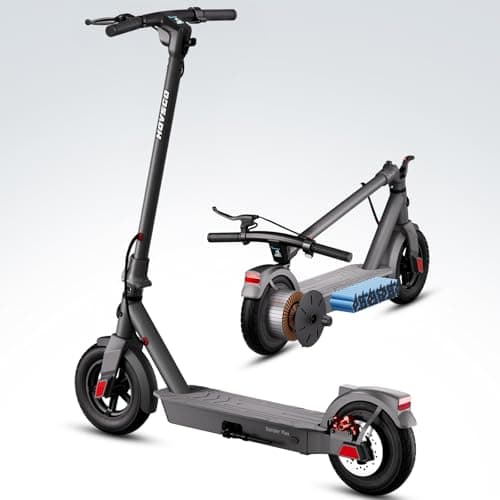 TST HOVSCO Electric Scooter for Adult, Up to 19/23 MPH and 30 Miles Long Range E Scooter, 8.5"/10" Solid and Pneumatic Tire, Portable Folding EScooter with Dual Brakes, Commuting Escooter App Control