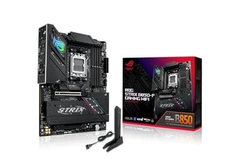 ASUS ROG Strix B850-F Gaming WiFi - AMD Motherboard, 16+2+2 Power Stages, DDR5, Four M.2 Slots, PCIe 5.0, 19 USB Ports, USB Type-C to 20Gbps and Aura Sync RGB