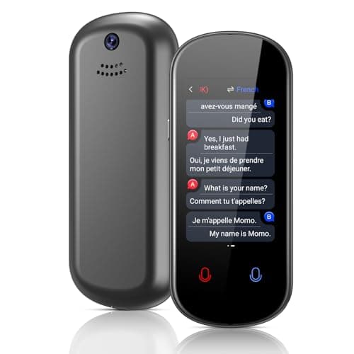 Language Translator Device, 137+ Languages Two Way Real Time Voice Translator Device Support Offline&Recording&Photo Translation, High Accurate Portable Instant Translator for Business Learning Travel