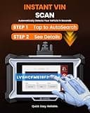 ANCEL DS200 Full System OBD2 Scanner with 15+ Reset Services - Oil/BMS/Brake Reset, DPF Regen, Injector Coding, ABS Bleeding, Free Lifetime Updates, Online Customer Service 5