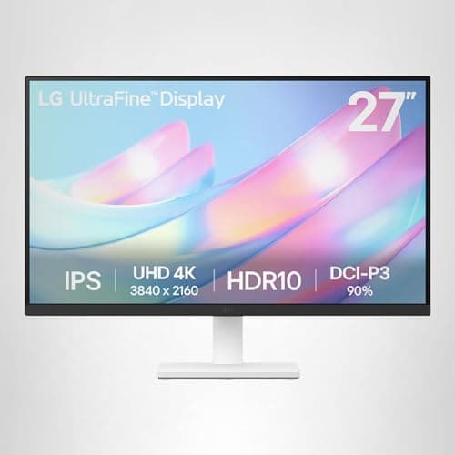 LG 27US500-W Ultrafine Monitor 27-Inch 4K UHD (3840x2160) HDR10 IPS Borderless Design Reader Mode Flicker Safe Switch App HDMI DisplayPort - White 5