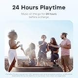 Tribit XSound Go Bluetooth Speaker with 16W Loud Sound & Rich Bass, 24H Playtime, IPX7 Waterproof, Wireless Stereo Pairing, USB-C, Portable Wireless Speaker for Home, Outdoors, Travel (Blue) 4