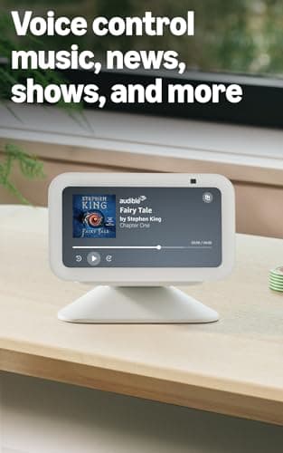 Amazon Echo Show 5 (newest model), Smart display with Alexa+ Early Access, 2x the bass and clearer sound, Cloud Blue 4