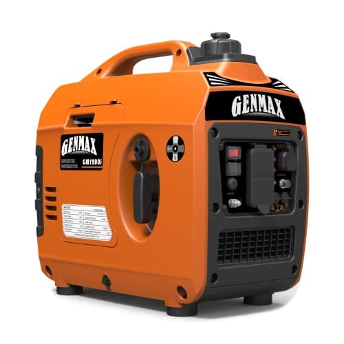 GENMAX Portable Generator，1200W Ultra-Quiet Gas Engine, EPA Compliant, Eco-Mode Feature, Ultra Lightweight for Backup Home Use & Camping (GM1200i) 2