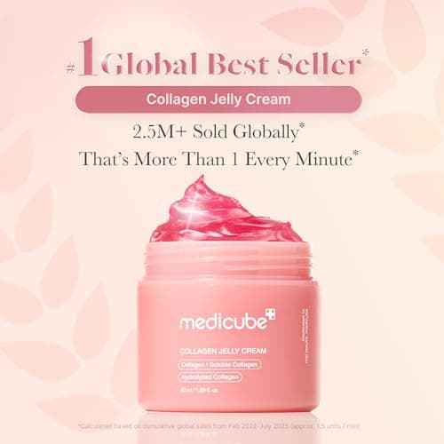 medicube Collagen Jelly Cream- Niacinamide & Freeze-Dried Hydrolyzed Collagen - Boosts skin's barrier hydration and gives 24h Glow & Lifted Look - Korean skincare (1.69 Fl Oz (Pack of 1)) 2