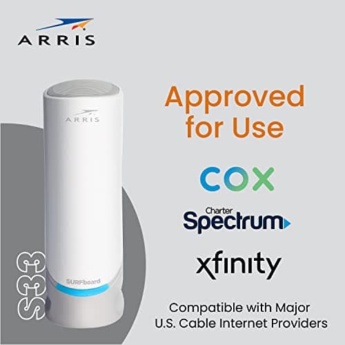 ARRIS - SURFboard S33 32 x 8 DOCSIS 3.1 Multi-Gig Cable Modem with 2.5 Gbps (Renewed) 3