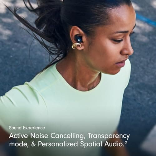 Beats Powerbeats Fit - Wireless Noise Cancelling Workout Earbuds with Secure-Fit Wingtips, Up to 30-Hour Battery Life, Sweat & Water Resistant, Apple & Android Compatible - Jet Black 2