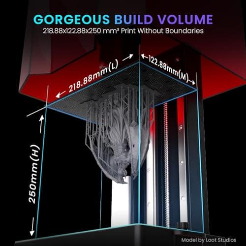 ELEGOO Saturn 3 MSLA 12K 3D Printer, Desktop Resin 3D Printer with 10-Inch Monochrome LCD, Voxeldance Tango Slicer, Large Printing Size of 8.62x4.84x9.84 inches 4