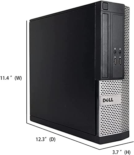 Dell OptiPlex Computer Desktop PC, Intel Core i5 3rd Gen 3.2 GHz, 16GB RAM, 2TB HDD, New 22 Inch LED Monitor, RGB Keyboard and Mouse, WiFi, Windows 11 Pro (Renewed) 4
