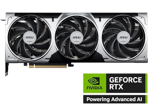 MSI Gaming RTX 5070 12G Ventus 3X OC Graphics Card (12GB GDDR7, 192-bit, Extreme Performance: 2557 MHz, DisplayPort x3 2.1a, HDMI 2.1b, NVIDIA Blackwell Architecture) 2
