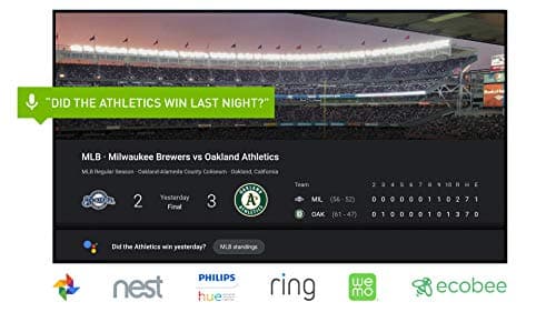 NVIDIA SHIELD Android TV Streaming Media Player; 4K HDR, live sports, Dolby Vision-Atmos, AI-enhanced upscaling, GeForce NOW cloud gaming, Google Assistant Built-In, Works with Alexa 5