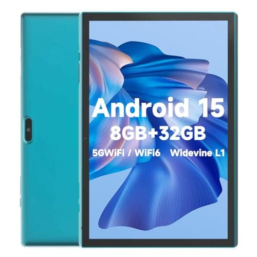 ZZB 10 inch Tablet Android 15 Tablet PC, 10.1" Android Tablets DDR4 8GB RAM 32GB ROM 2MP+8MP Dual Camera 5G WiFi-6 BT Support 1TB Expand 10 in IPS 6000mAh Battery Powerful Performance Tablets (Navy)