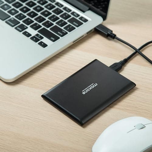 Maxone 1TB Ultra Slim Portable External Hard Drive HDD USB 3.0 Compatible with PC, Laptop, Charcoal Grey 4