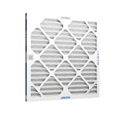 Aerostar 20x20x1 MERV 8 Air Filter, 6 Count, ACTUAL SIZE (19.75 x 19.75 x 0.75), HVAC, Air Conditioning & Furnace Filter Captures Dust, Lint & Pollen (MPR 600 / FPR 5), Made in USA 3