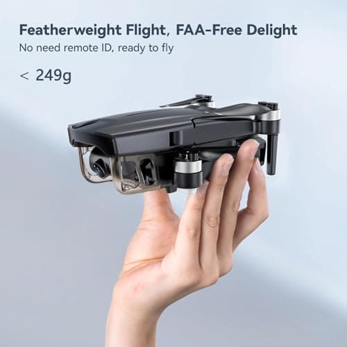 Ruko F11MINI Drone with Camera 4K, Under 249g, 60 Mins Flight with 2 batteries, 5GHz Transmission, GPS Auto Return, Brushless Motor, Foldable and Lightweight, FPV Quadcopter for Beginner, Adults 3