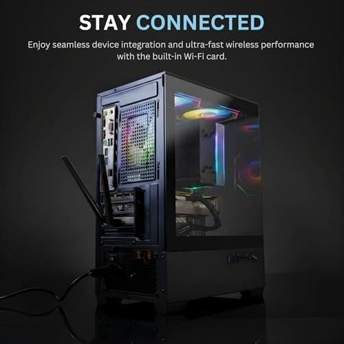 NOVATECH Prism - Prebuilt Gaming PC Desktop Computer - Radeon RX580 - Xeon i7 3.5GHz - 16GB RAM - 512GB SSD WiFi/BT, Win 11 - Gaming Computer Tower - Pre Built PC Gaming - 1 Year Warranty 4