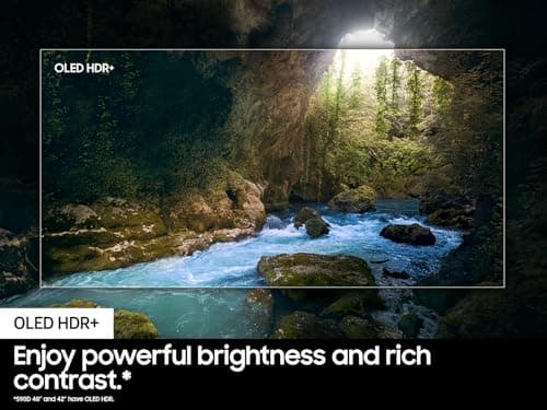 SAMSUNG 65-Inch Class OLED 4K S90D Series HDR+ Smart TV w/Dolby Atmos, Object Tracking Sound Lite, Motion Xcelerator, Real Depth Enhancer, 4K AI Upscaling, Alexa Built-in (QN65S90D, 2024 Model) 4