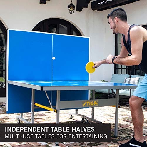 STIGA XTR Professional Outdoor Table Tennis Tables – All Weather Aluminum Waterproof Outdoor or Indoor Design with Net & Post - 10 Minute Easy Assembly Ping Pong Table with Compact Storage 4