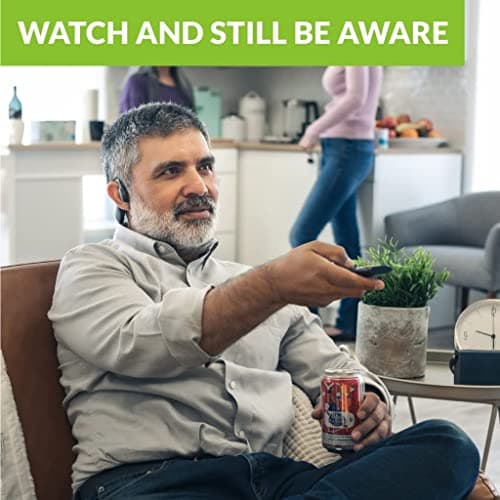 Avantree Medley Air - Wireless Earbuds for TV Listening with Clear Dialogue, Open-Ear Design for Surrounding Awareness, Bluetooth Transmitter & Headphones Charging Dock 2 in 1, Soundbar Passthrough 2