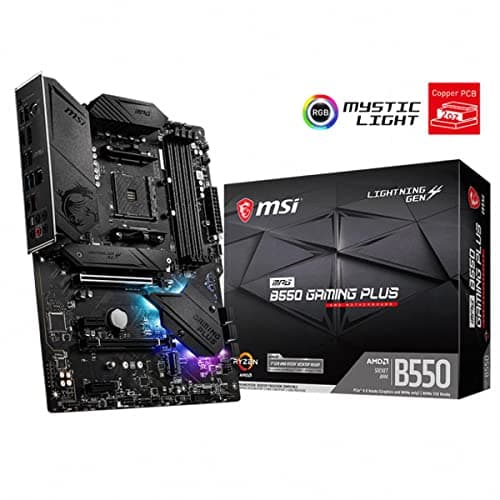 MSI MPG AMD B550 Gaming Plus Socket AM4 ATX DDR4-SDRAM Motherboard 2