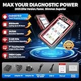 LAUNCH X431 CRP919E OBD2 Scanner, 2025 Bidirectional Scan Tool as CRP919EBT, CANFD/DoIP/FCA SGW, ECU Code, 35+ Service, Active Tests, All-in-One Full System Diagnosis, BST360 & i-TPMS, 2 Year Update 5