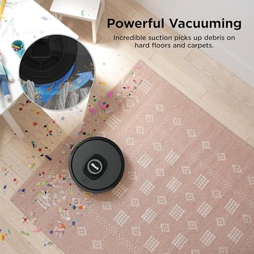 Shark AV2501S AI Ultra Robot Vacuum, with Matrix Clean, Home Mapping, 30-Day Capacity HEPA Bagless Self Empty Base, Perfect for Pet Hair, Wifi, Dark Grey 2