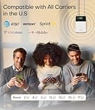 Cell Phone Booster for Home, Cover 6,000 Sq Ft with 2 Indoor Antennas for All US Carriers Cell Signal Booster for Destination RV, 4G LTE 5G Compatible Verizon AT&T T-Mobile, APP Support | FCC 3