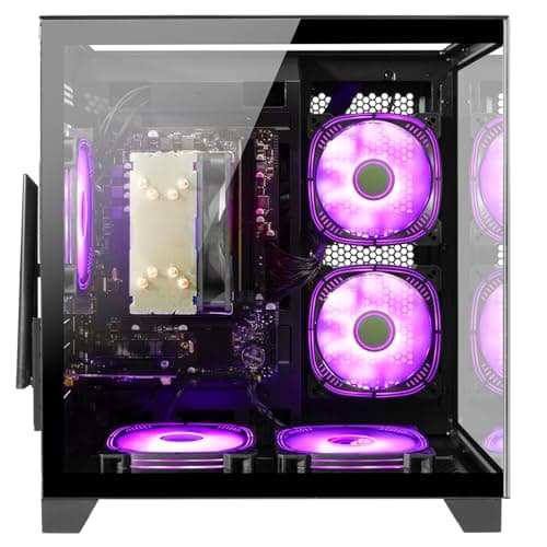 LXZ Desktop PC Computer Ryzen 5-5600GT 8 core 3.6GHz, 16G DDR4 RAM, 1TB NVME SSD, Tower Computer with Wi-Fi & 400W Power Supply for Working, Home and Office 2