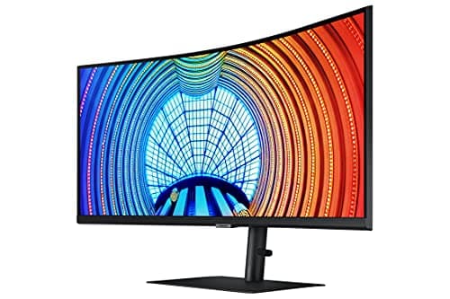 SAMSUNG Viewfinity S65UA Series 34-Inch Ultrawide QHD Curved Monitor, 100Hz, USB-C, HDR10 (1 Billion Colors), Height Adjustable Stand, TUV-certified Intelligent Eye Care (LS34A654UBNXGO),Black 2
