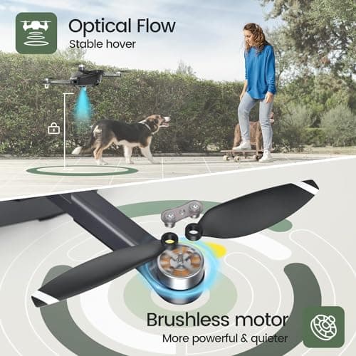 Holy Stone GPS Drone with 4K Camera for Adults, HS175D RC Quadcopter with Auto Return, Follow Me, Brushless Motor, Circle Fly, Waypoint Fly, Altitude Hold, Headless Mode, 46 Mins Long Flight 3