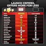 LAUNCH X431 CRP919X OBD2 Scanner, Bidirectional Scan Tool As X431, ECU Coding Car Scanner, CANFD DOIP, FCA SGW, 35+ Services, Android 10.0, Active Test, All System Diagnostic Tool, 150+ Brands 2