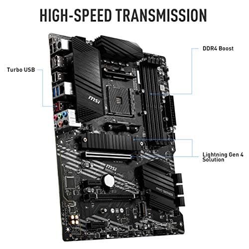 MSI AMD B550 Pro Socket AM4 ATX DDR4-SDRAM Motherboard 4