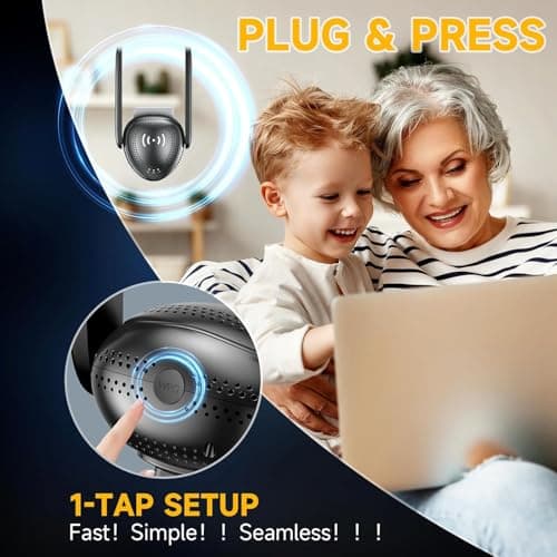 2026 Mesh AX3000 WiFi 6 Extender Signal Booster for Home, Range up to 20K+ Sq.Ft, 3000Mbps Wireless Internet Repeater, Dual Band Signal Amplifier with Gigabit Ethernet Port, 10X Faster WiFi Extender 4