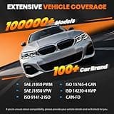 OBD2 Scanner ANCEL FX6100 Bidirectional Scan Tool, All Systems Car Diagnostic Scanner, Code Reader with Active Test,15+ Reset, Oil/EPB/BMS/ABS Bleeding/SAS/D-PF Reset, FCA&CANFD, AutoVin, Free Upgrade 5