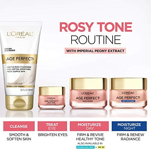 L'Oreal Paris Age Perfect Rosy Tone Anti-Sagging Face Moisturizer, Renew & Revive Healthy Tone, 1.7 oz (Packaging May Vary) 5