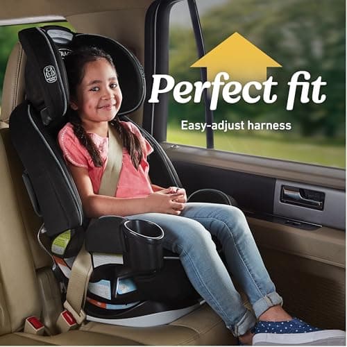 Graco Grows4Me 4-in-1 Car Seat, Convertible Infant to Toddler Car Seat and Booster, West Point Design, for 10 Years of Safe, Comfortable Journeys 2