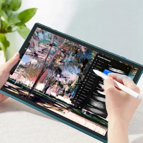 ZZB 10 inch Tablet Android 15 Tablet PC, 10.1" Android Tablets DDR4 8GB RAM 32GB ROM 2MP+8MP Dual Camera 5G WiFi-6 BT Support 1TB Expand 10 in IPS 6000mAh Battery Powerful Performance Tablets (Navy) 5