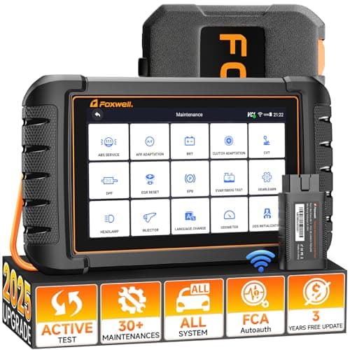 2025 FOXWELL Scanner NT809BT Bidirectional Scan Tool, All System OBD2 Scanner Diagnostic Tool, Car Code Reader with 30 Resets, Car Diagnostic Scanner for All cars, Wireless Automotive Diagnostic Tools
