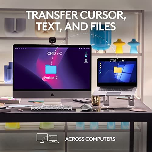 Logitech MX Master 3S for Mac - Wireless Bluetooth Mouse with Ultra-Fast Scrolling, Ergo, 8K DPI, Quiet Clicks, Track on Glass, Customization, USB-C, Apple, iPad - Space Grey 5